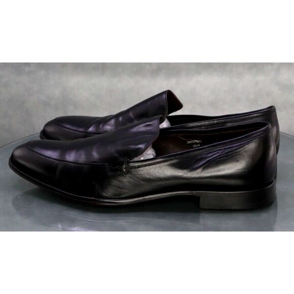 Maison Forte Darkpool Men\'s Dress Loafers Shoes Size 11.5 Leather Black main image 10